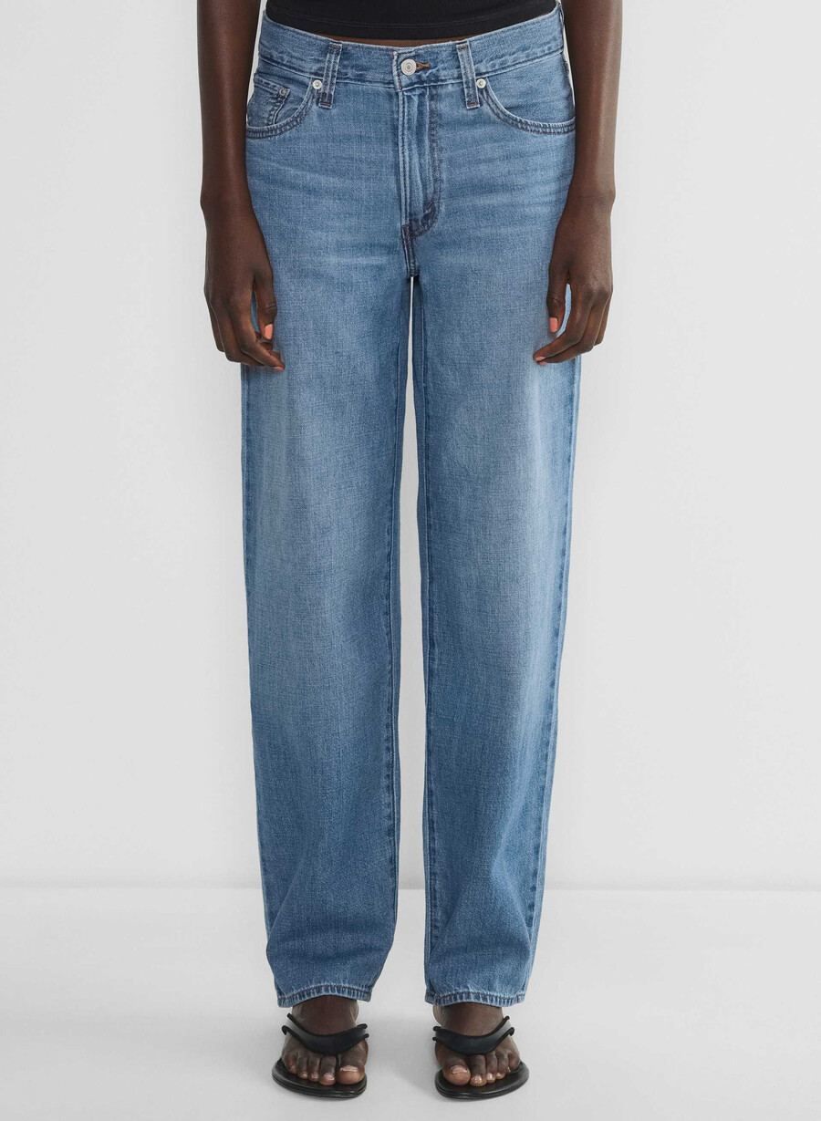 jeans levis baggy dad a quadri pesanti