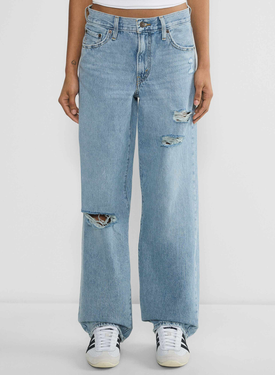 i jeans baggy da papà di levis hanno ricevuto il telegramma