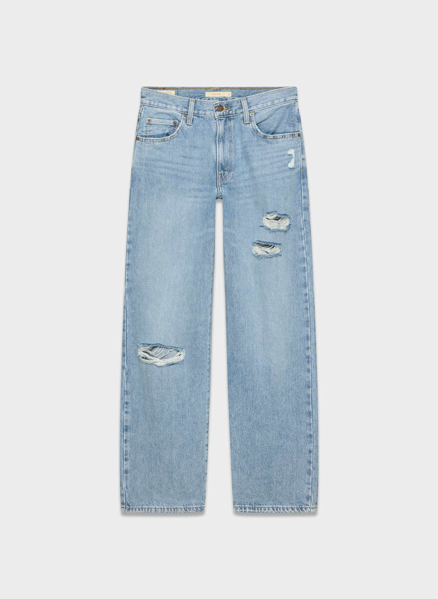 i jeans baggy da papà di levis hanno ricevuto il telegramma