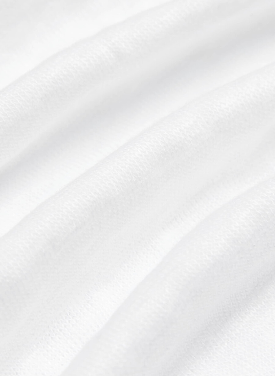 maglietta loom linen quay bianca