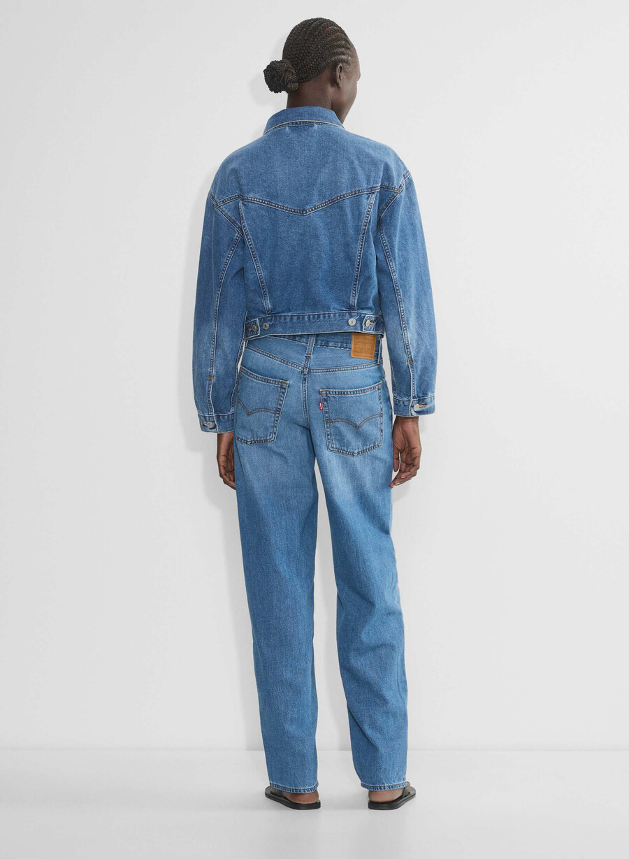 giacca da camionista anni 90 rimpicciolita di levis cool city whip