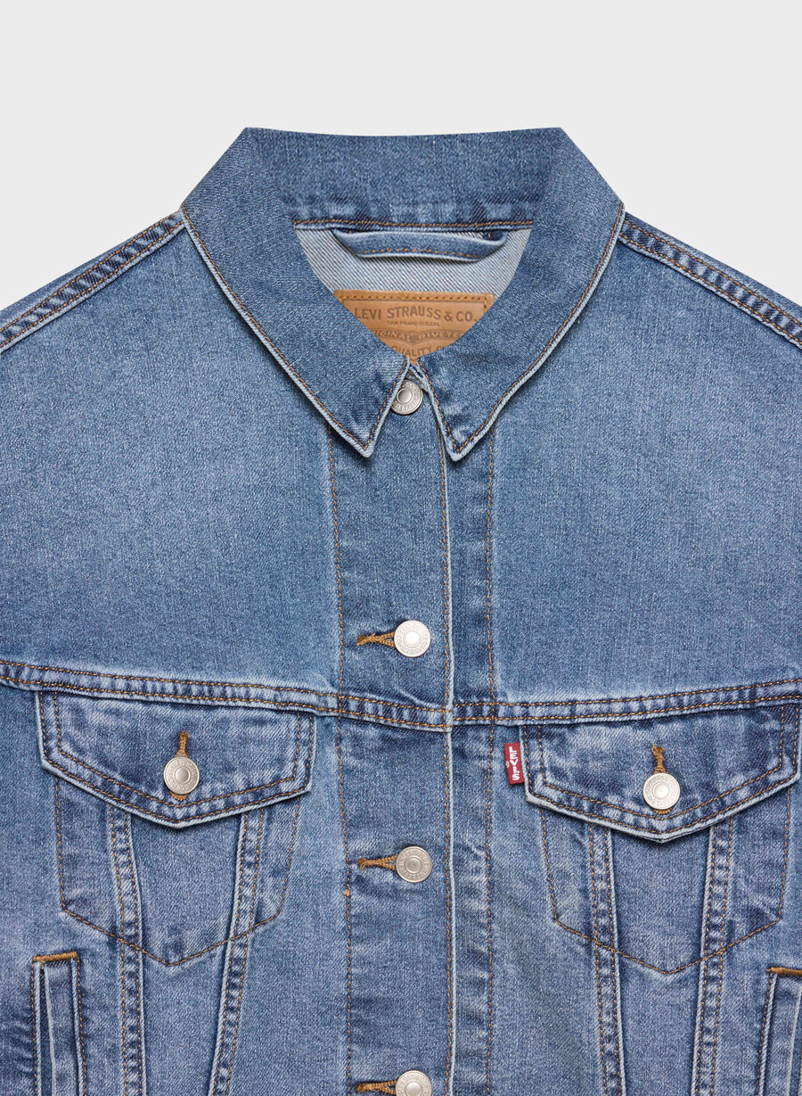giacca da camionista anni 90 rimpicciolita di levis cool city whip