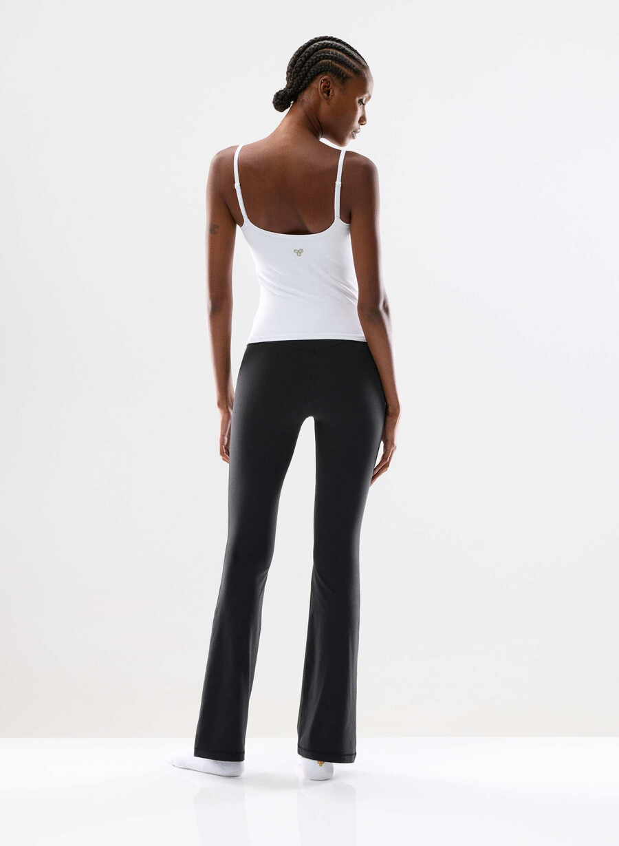 leggings butter cheeky hi-rise flare 32 nero