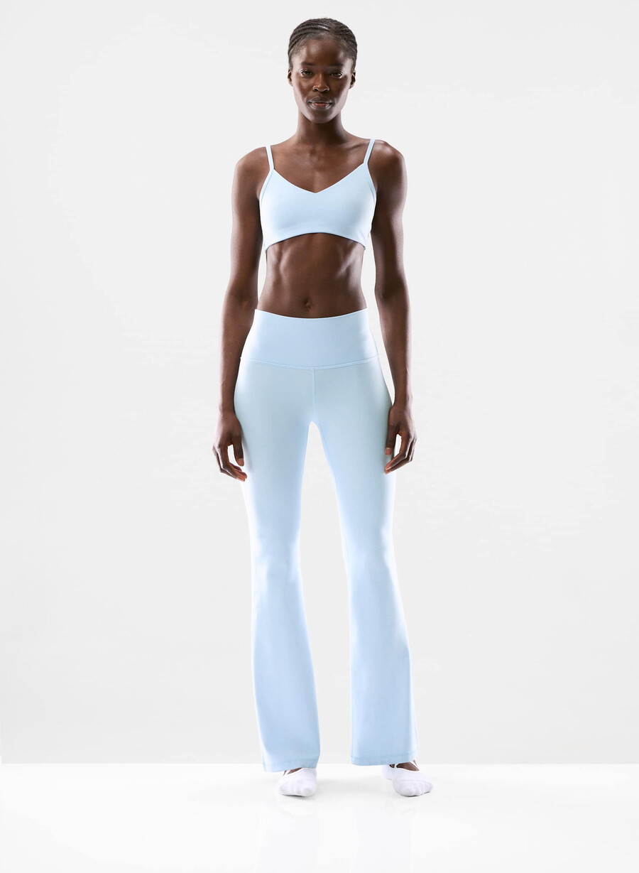 leggings butter cheeky hi-rise flare 32 villa blue