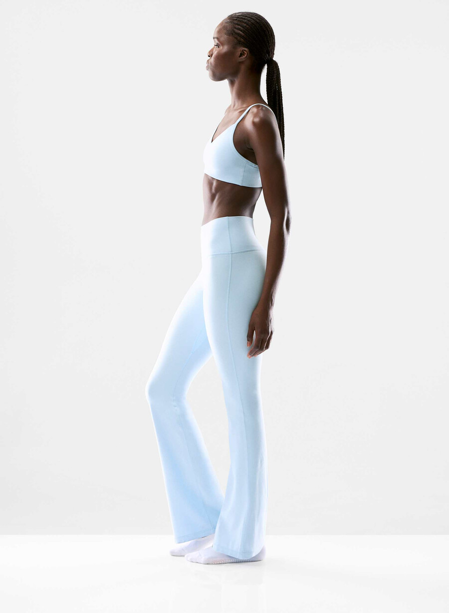 leggings butter cheeky hi-rise flare 32 villa blue
