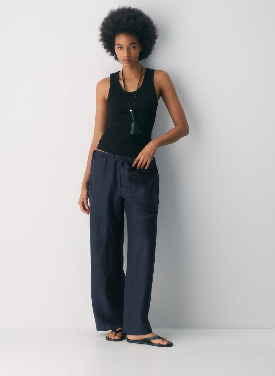 pantaloni artigianali cruiselinen dark navy