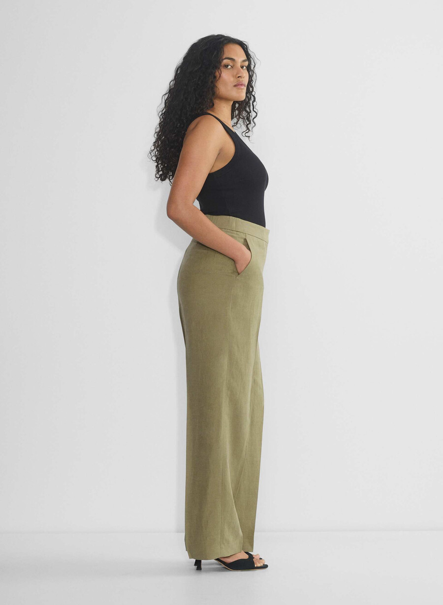 the limitless pant curve-fit - cruiselinen oliva secca