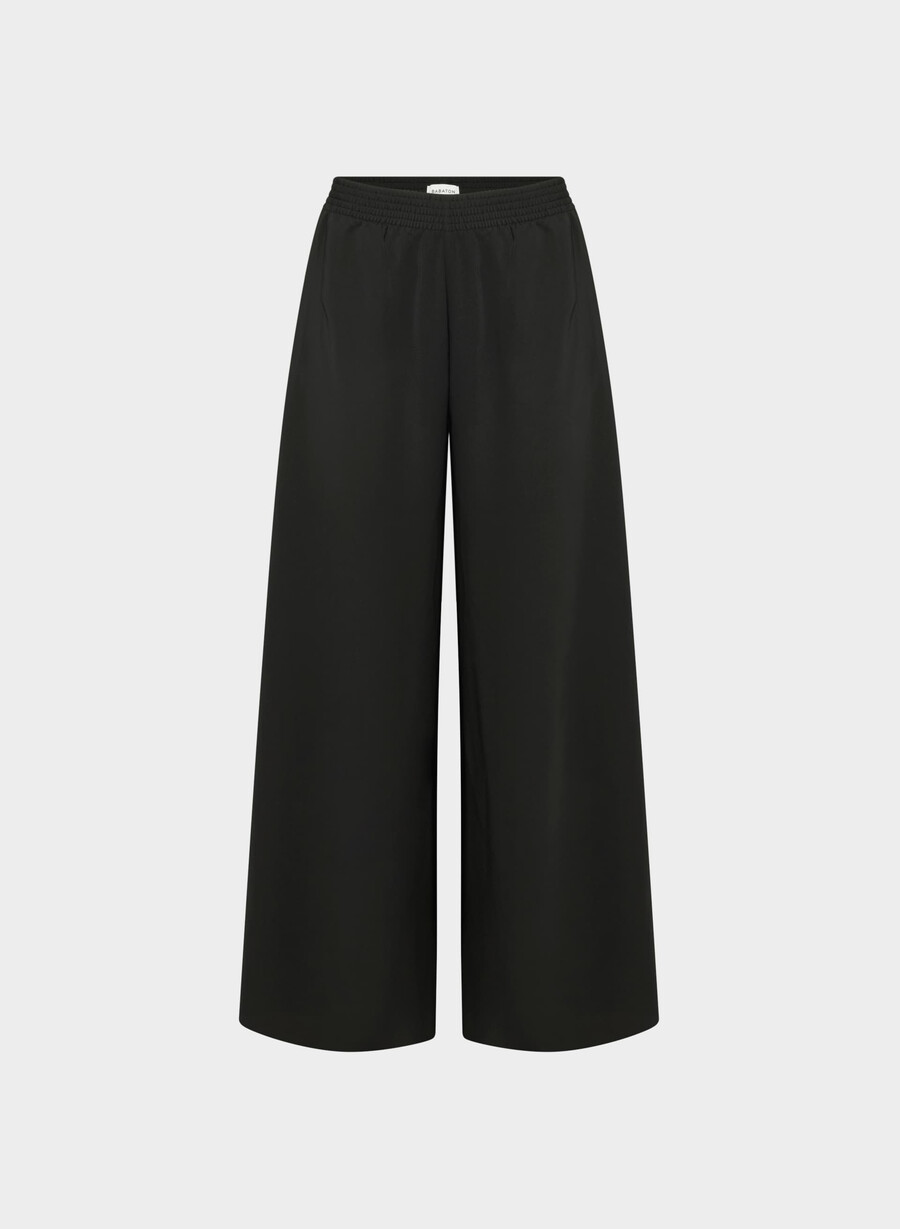 parker palazzo pant - studio drape nero