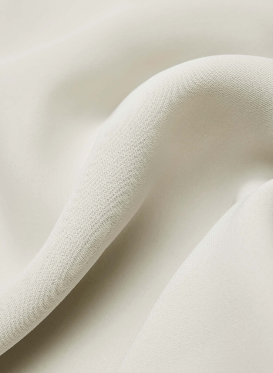 parker palazzo pant - studio drape matte pearl