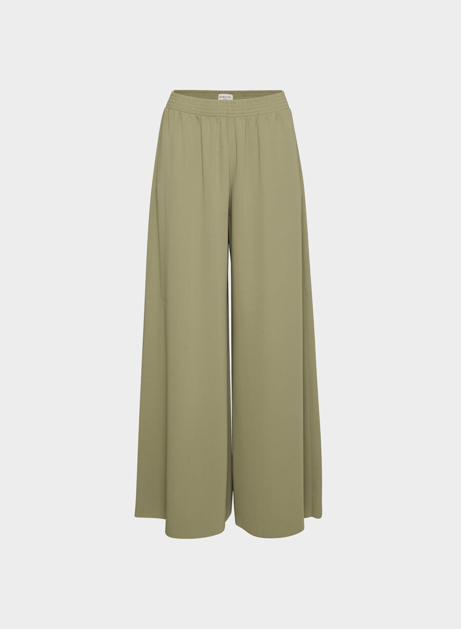 parker palazzo pant - studio drape secchi olive