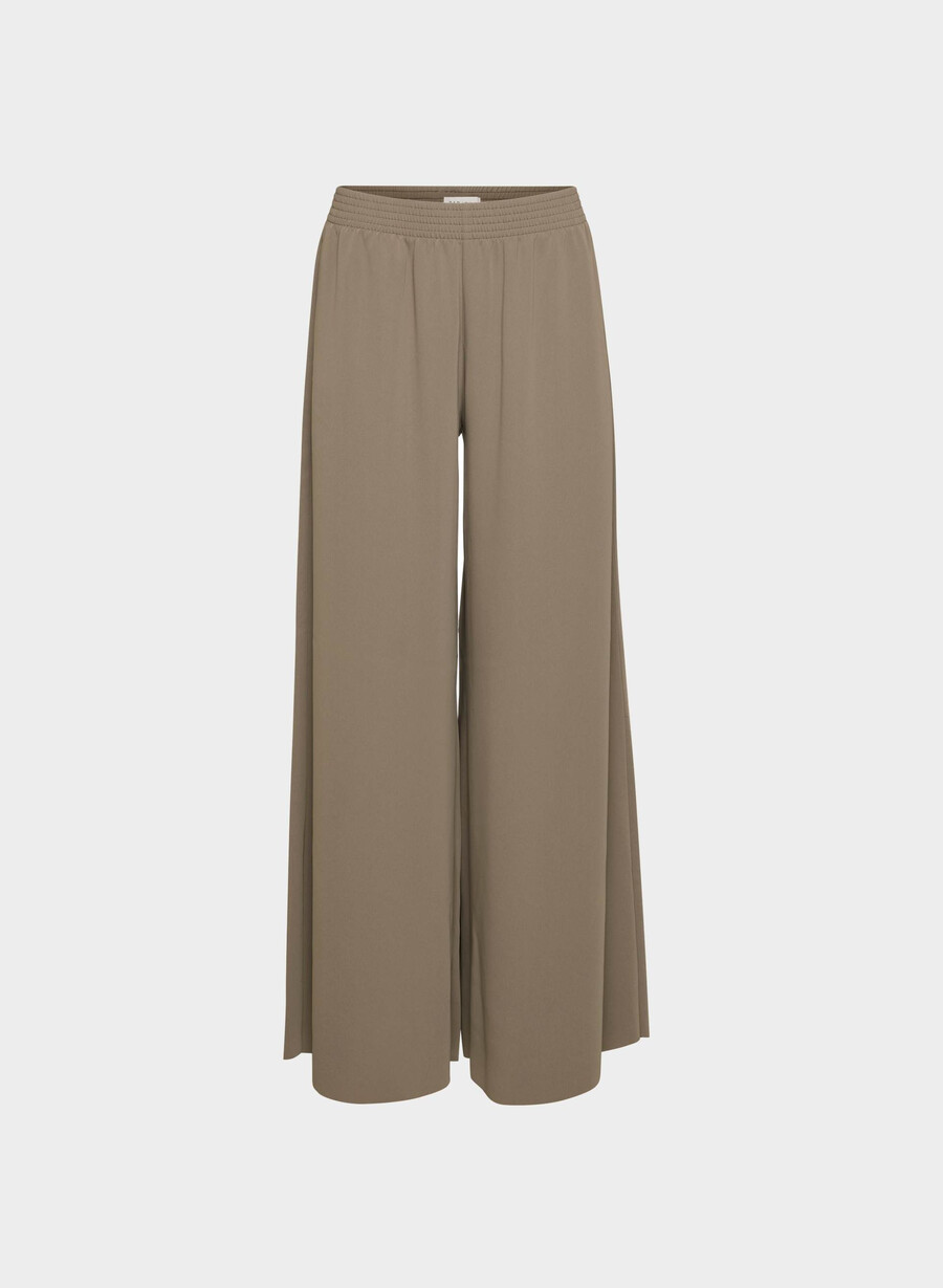 parker palazzo pant - studio drape cola taupe
