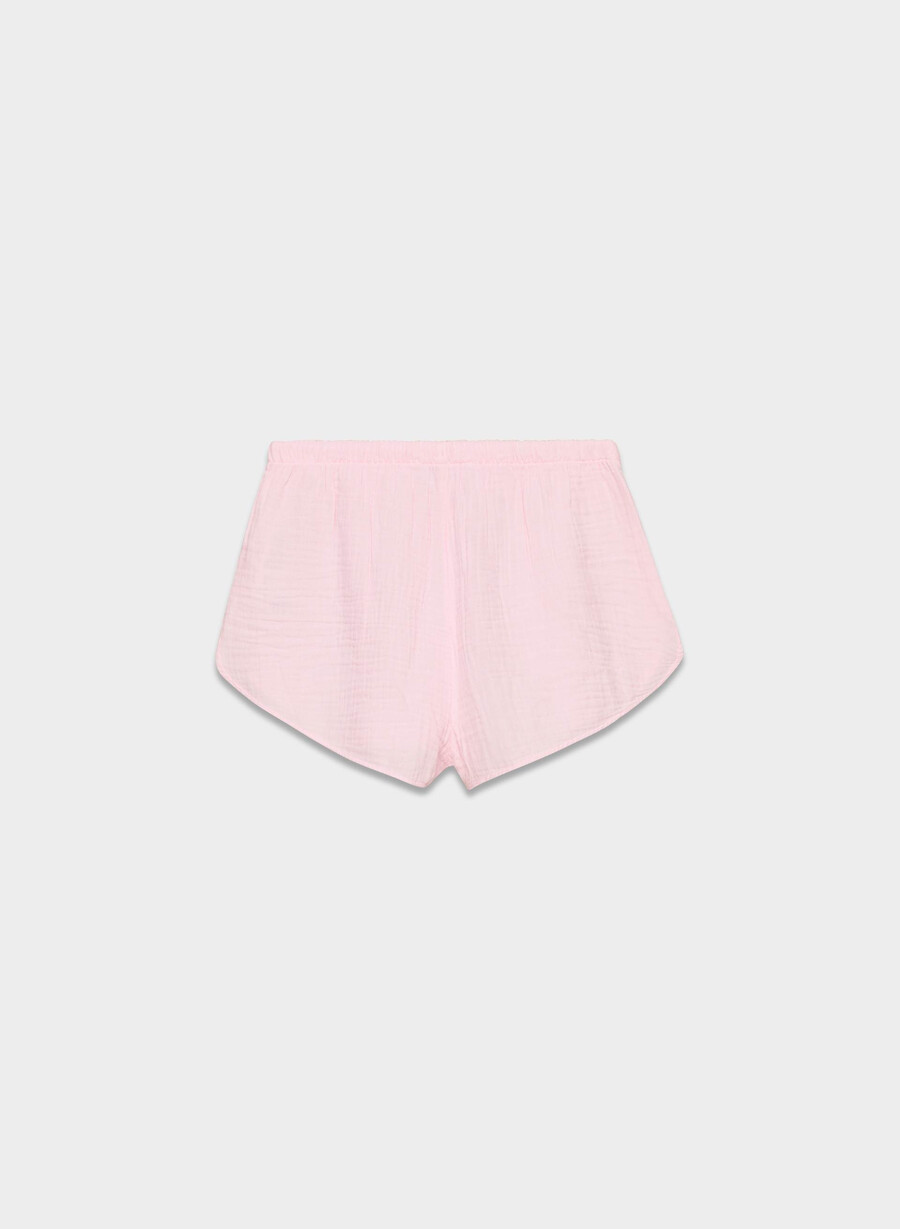 pantaloncini corti airplush cotton villa pink