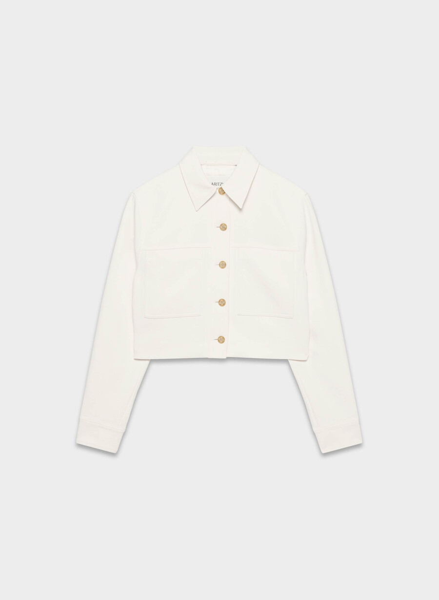 giacca corta - crepette light birch
