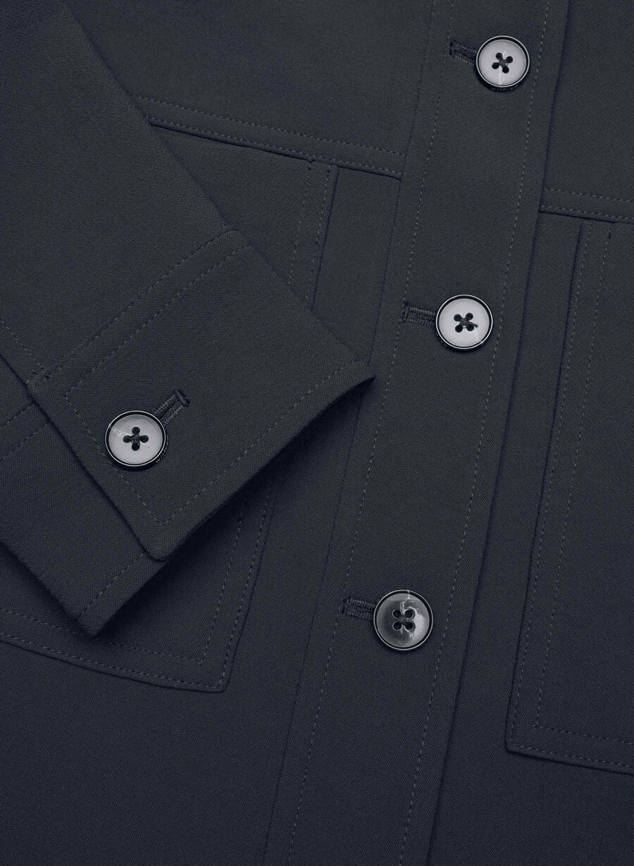 giacca corta - crepette dark navy