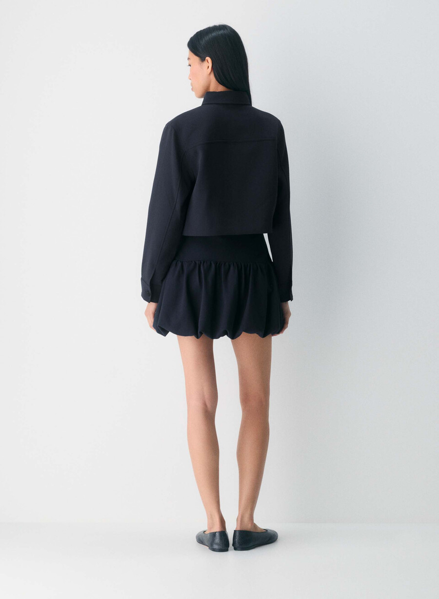 giacca corta - crepette dark navy