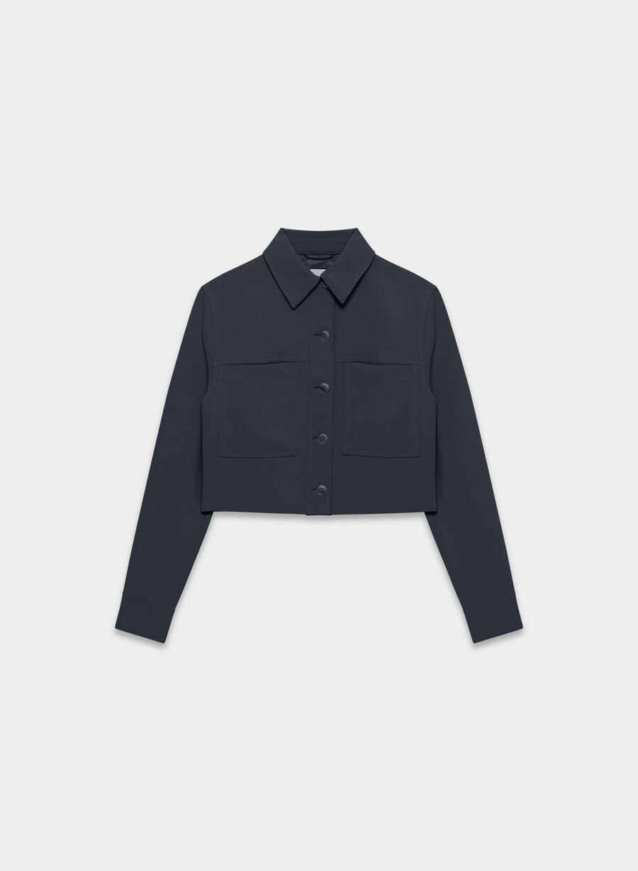 giacca corta - crepette dark navy