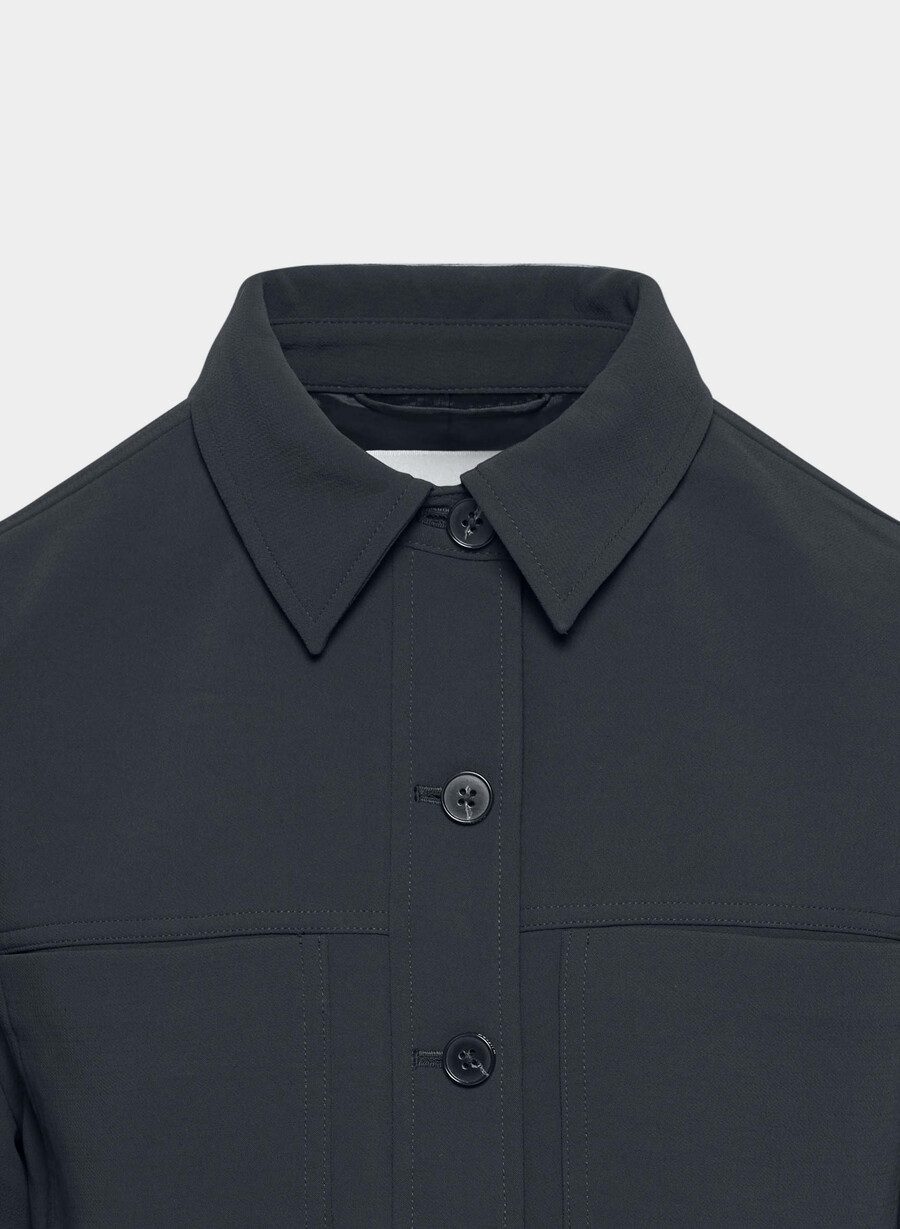 giacca corta - crepette dark navy
