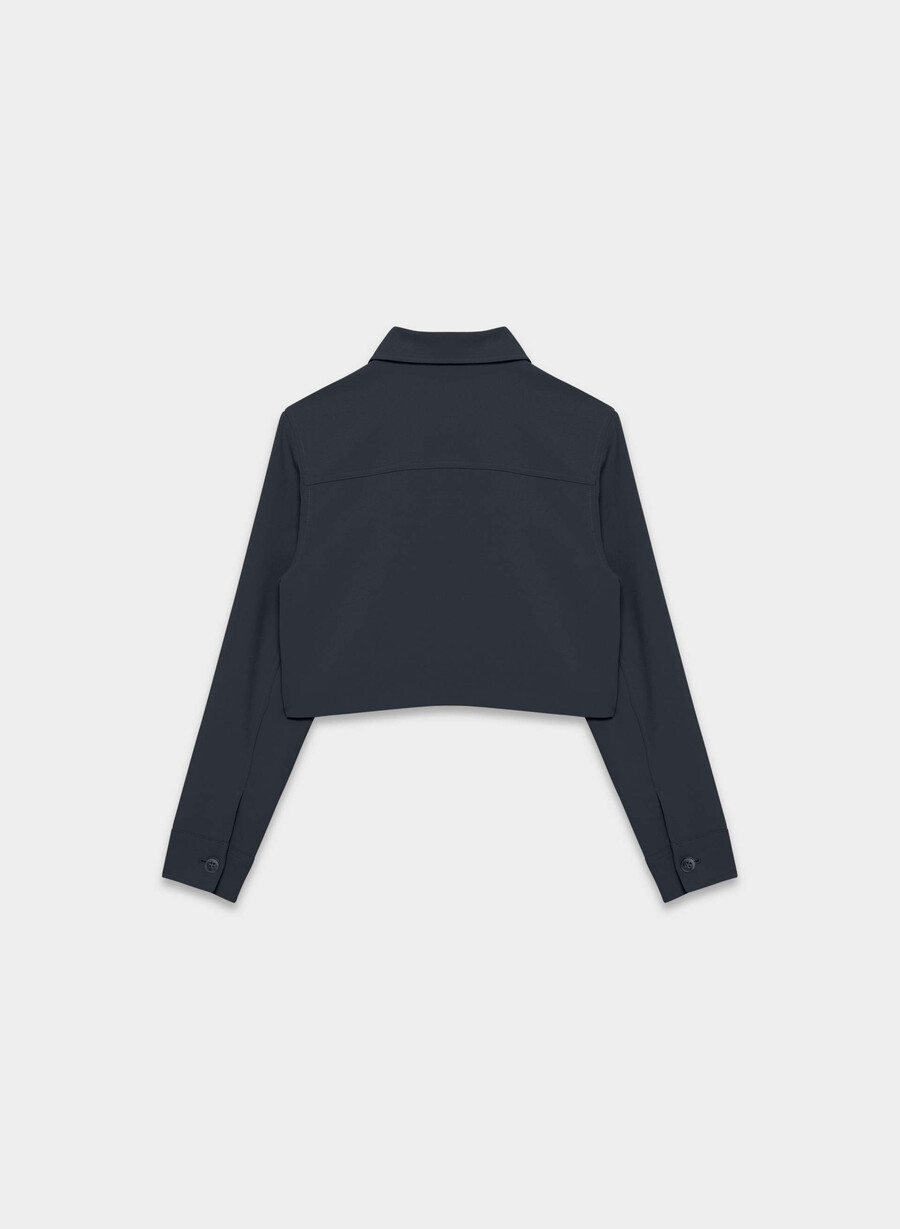 giacca corta - crepette dark navy