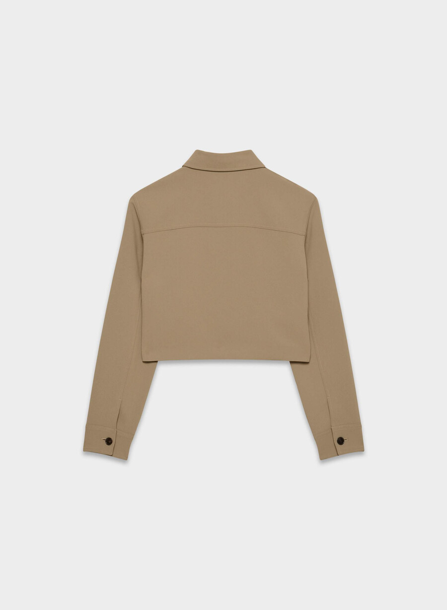 giacca corta - crepette folio brown