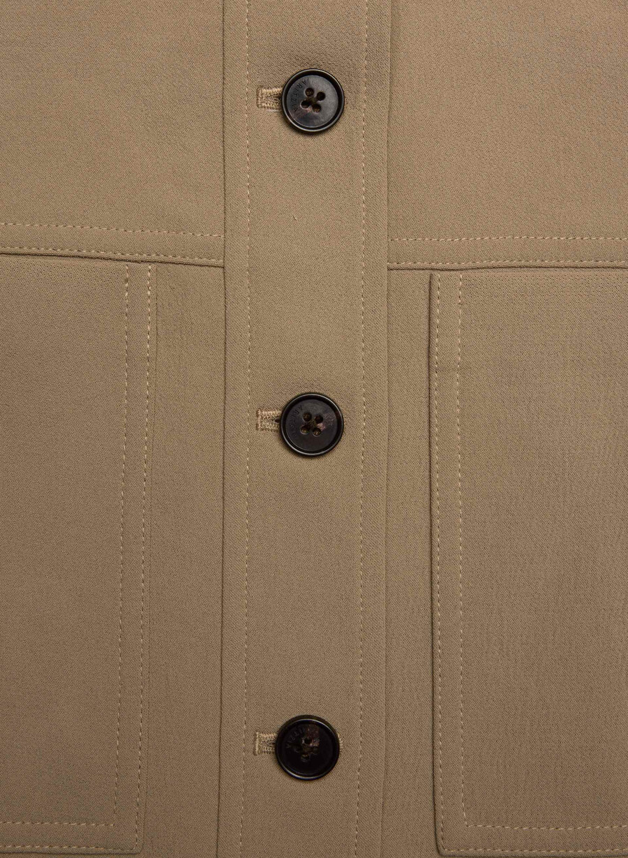 giacca corta - crepette folio brown