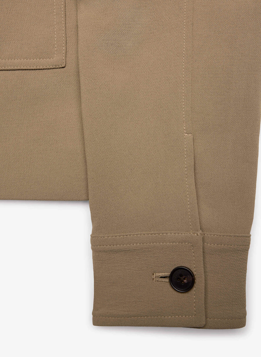 giacca corta - crepette folio brown