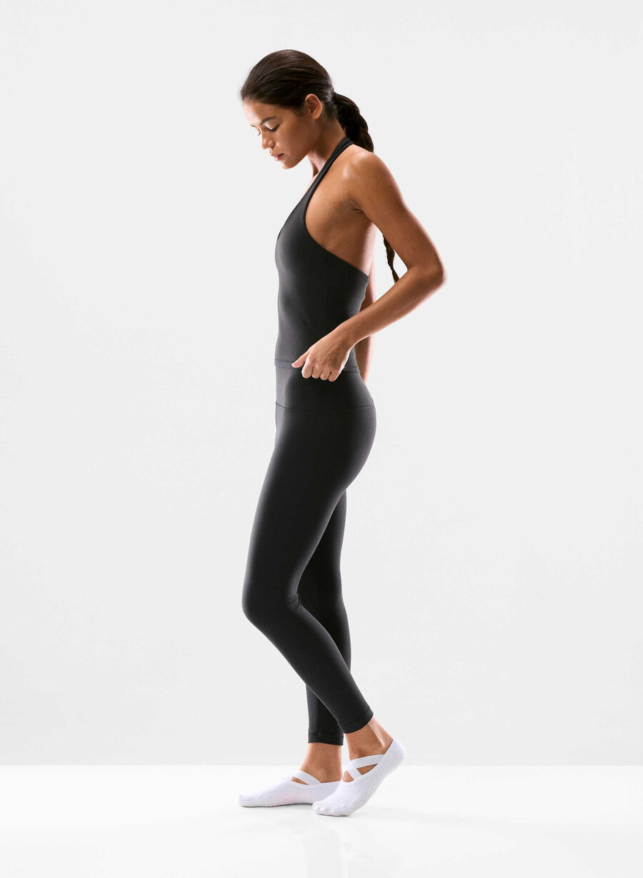 canotta sportiva butter prime halter nera