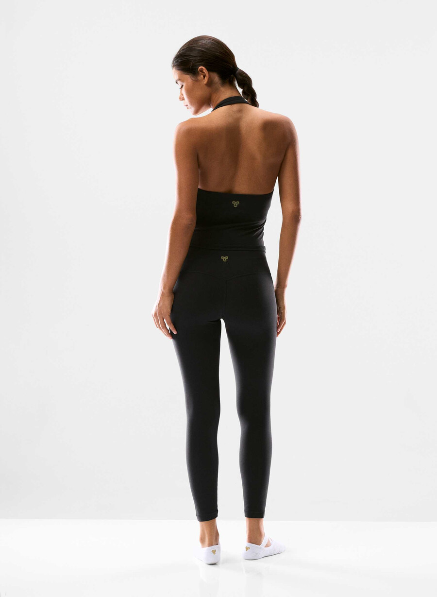 canotta sportiva butter prime halter nera