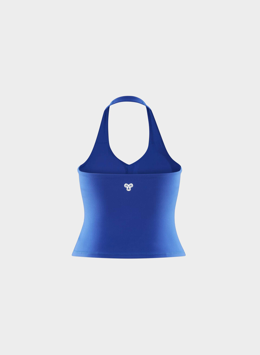 canotta sportiva butter prime halter blau