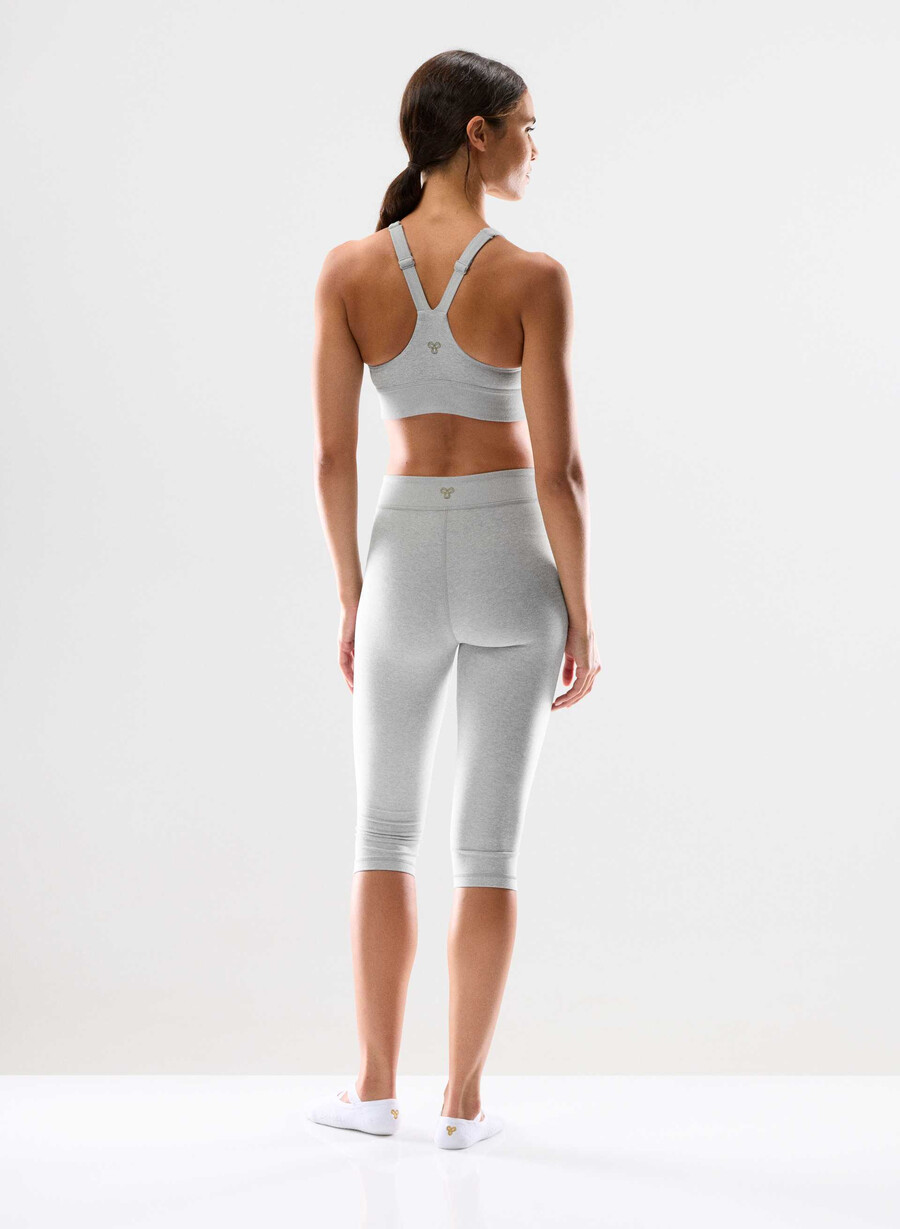 softwhip flawless hi-rise capri heather chrome