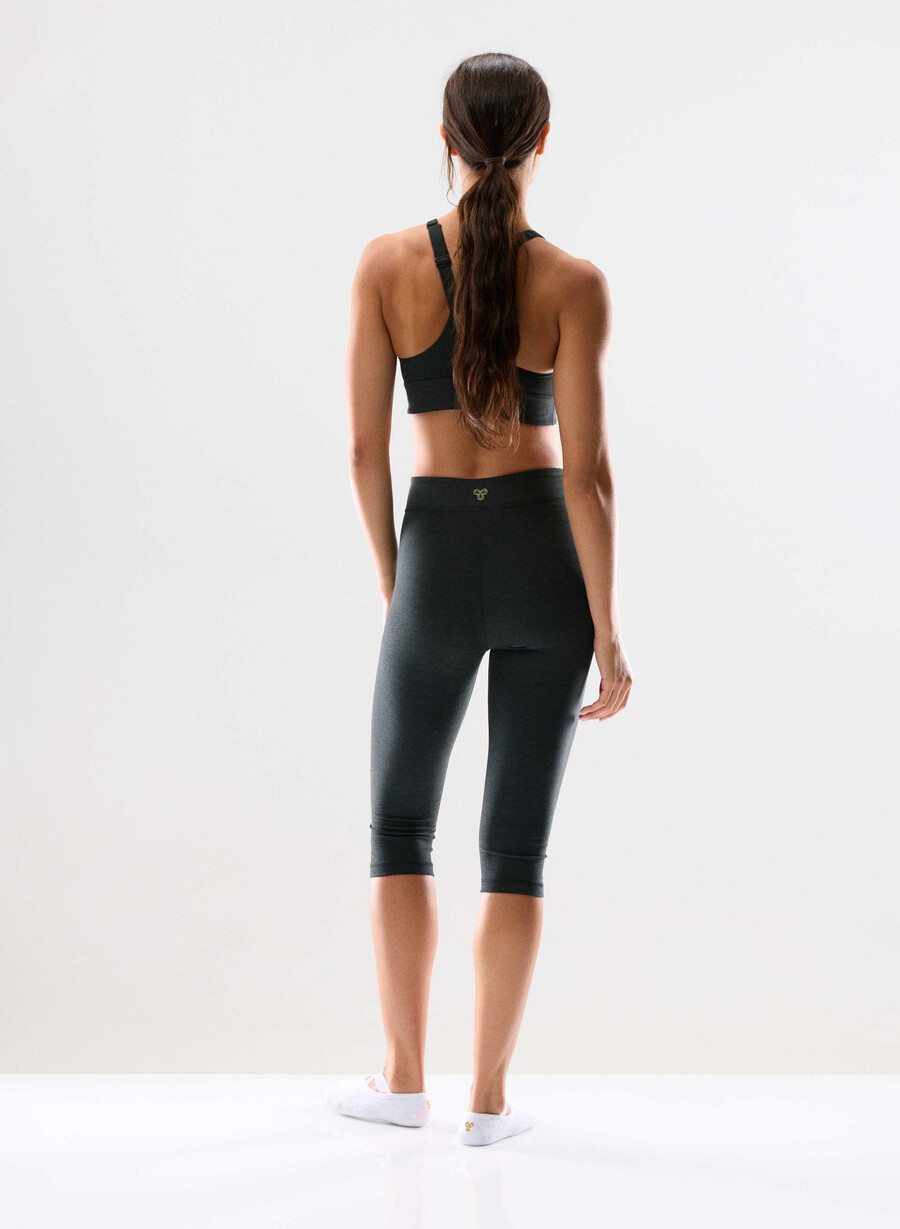 capri softwhip flawless hi-rise heather black