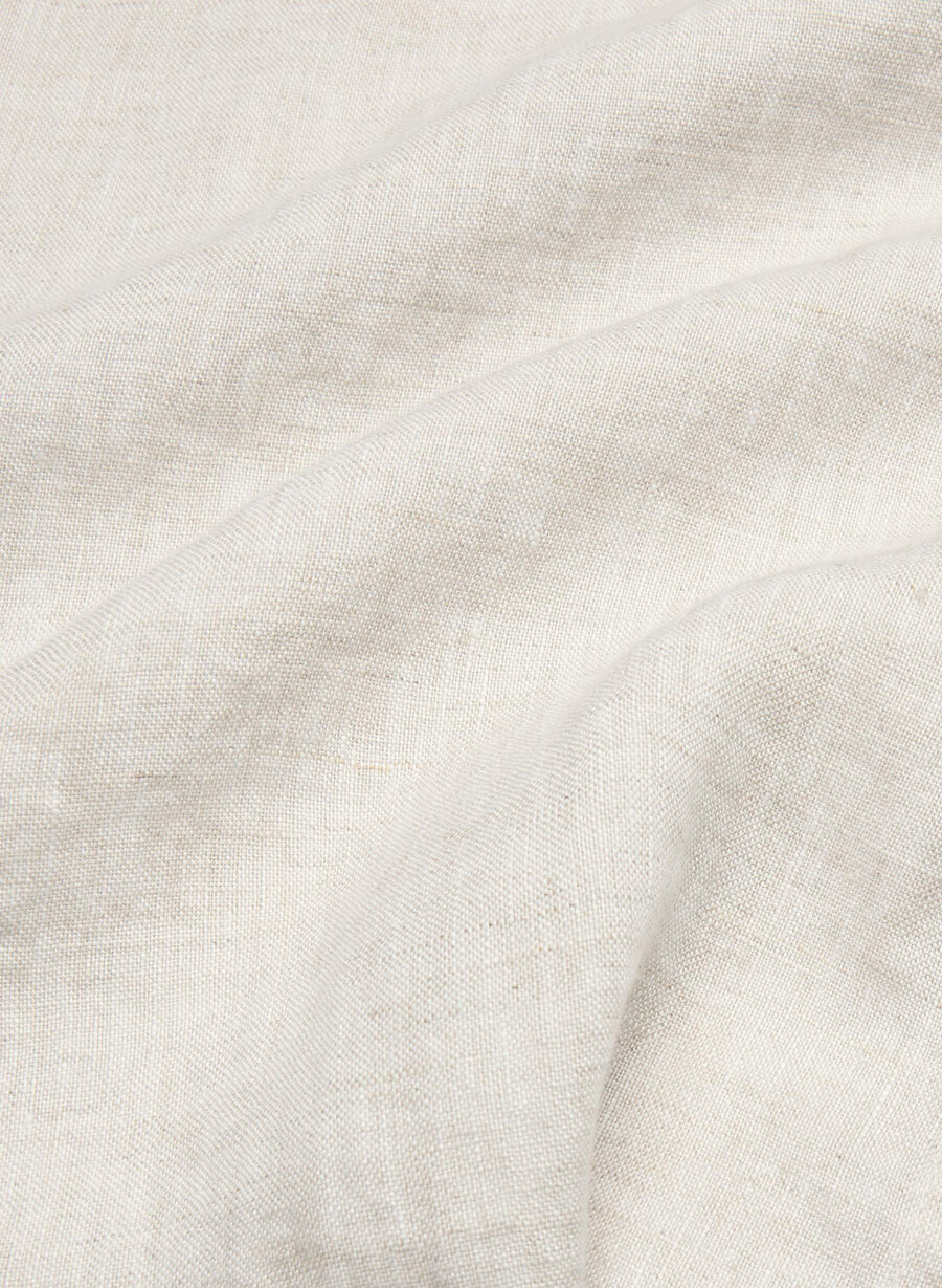 camicia in lino darchivio ecru non tinta