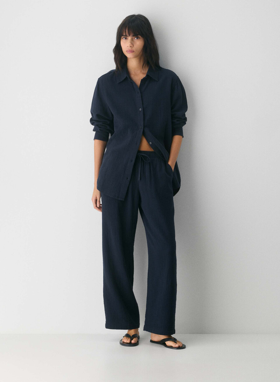 pantaloni da vela airplush cotton admiral