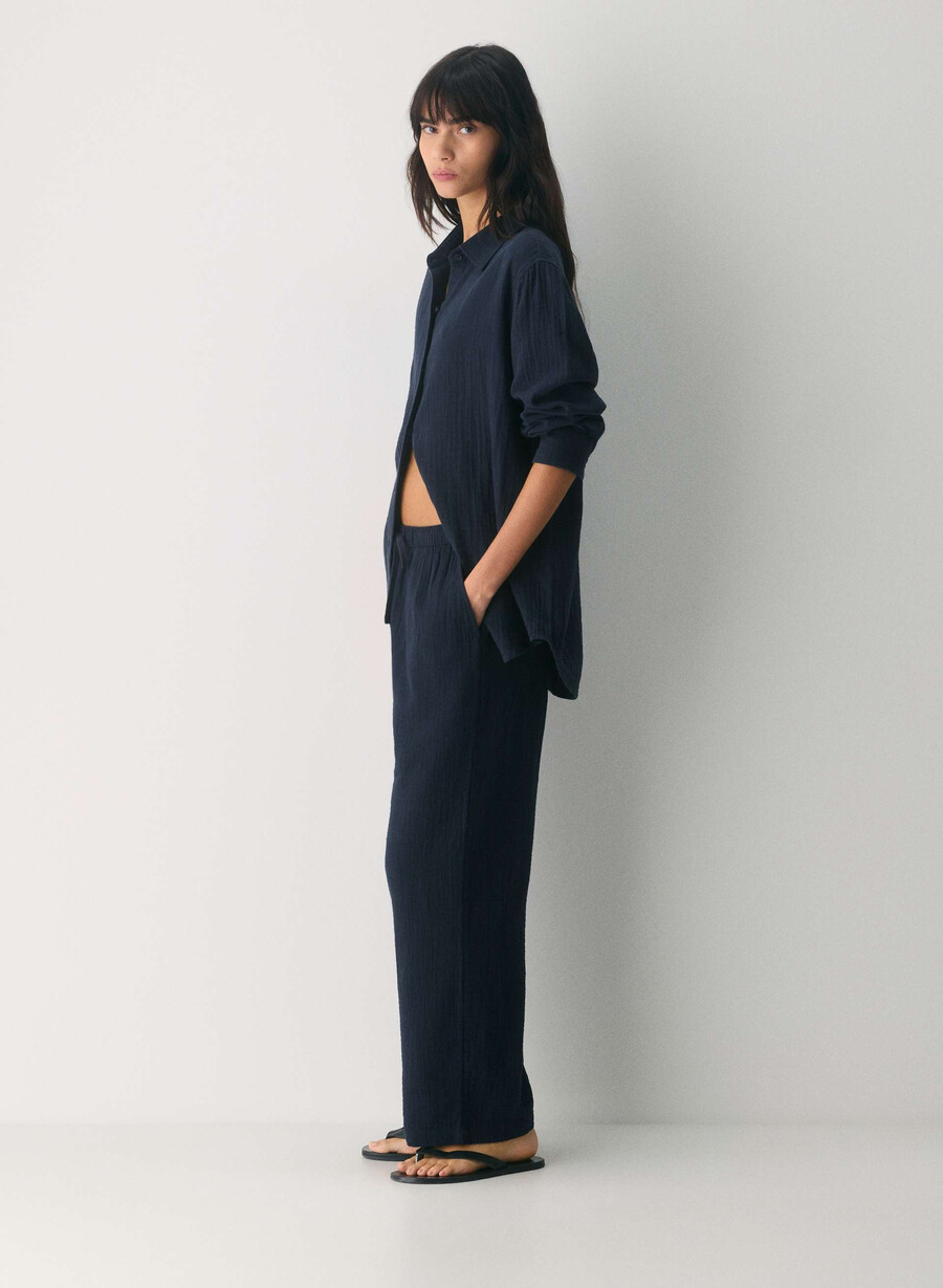 pantaloni da vela airplush cotton admiral