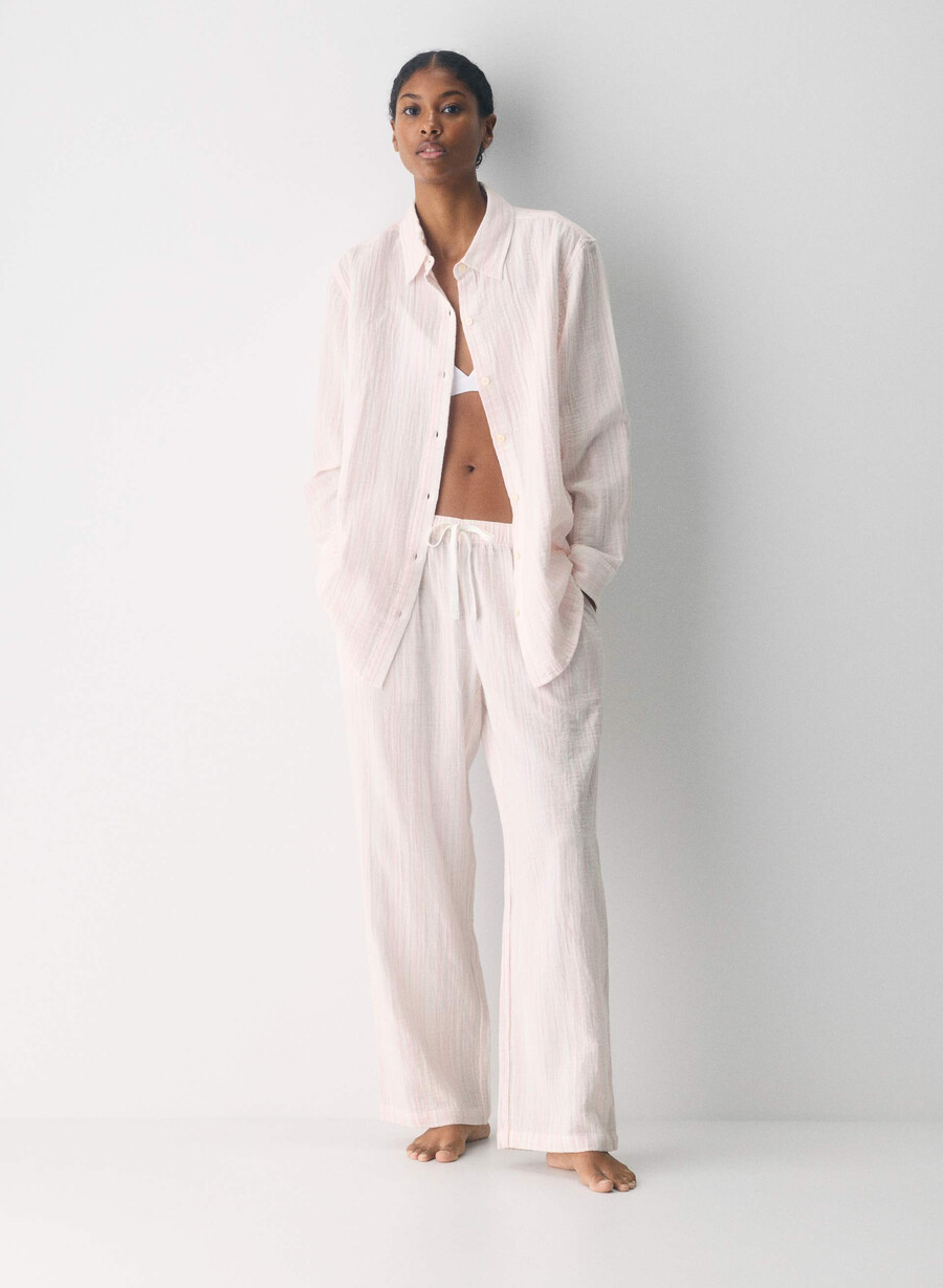 pantaloni da vela airplush cotton imogen strp okvla p