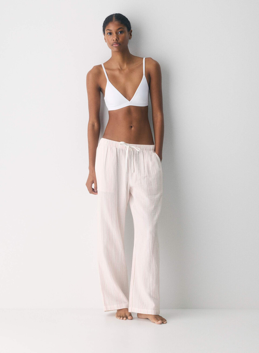 pantaloni da vela airplush cotton imogen strp okvla p