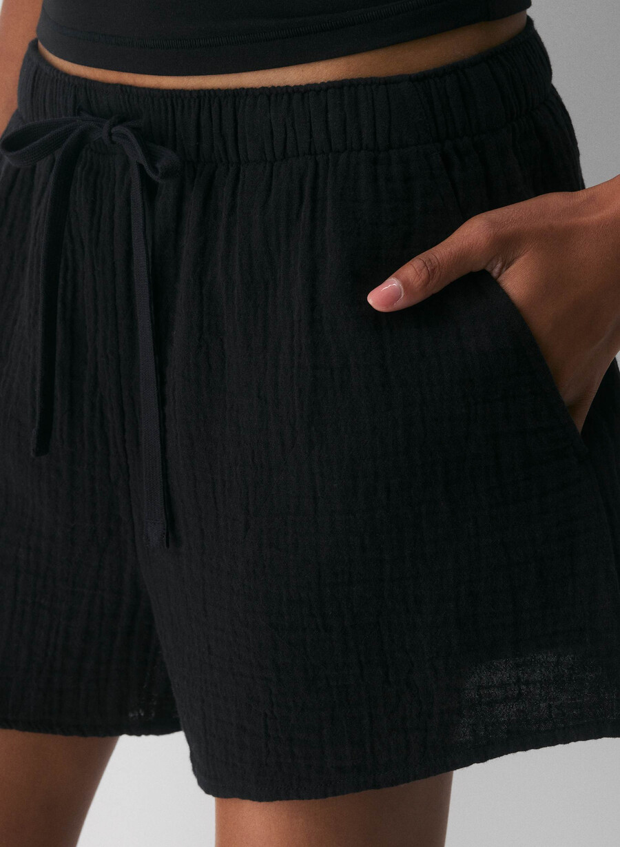 pantaloncini corti airplush cotton sail nero