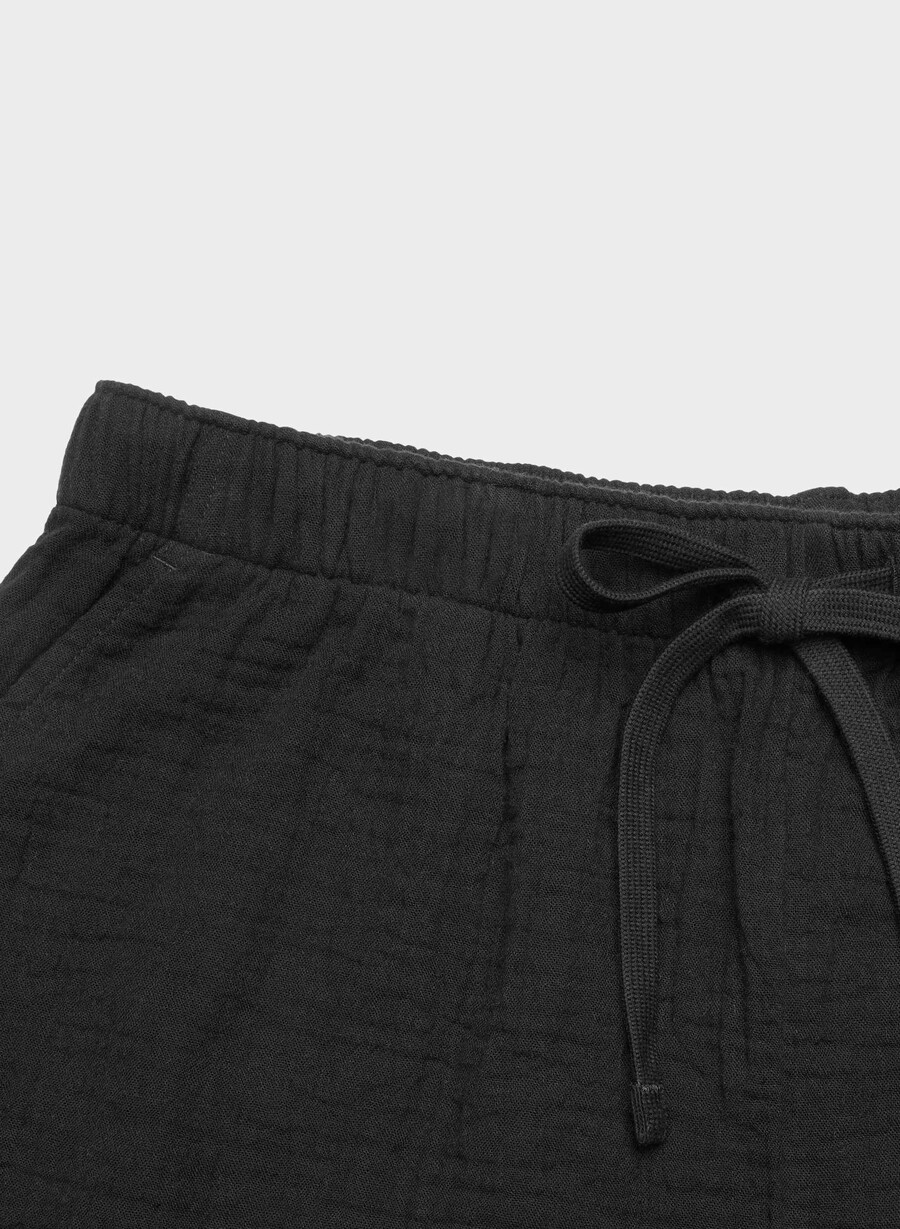 pantaloncini corti airplush cotton sail nero
