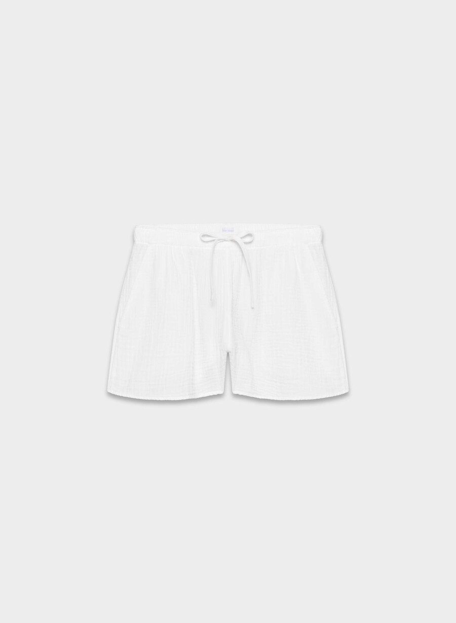 pantaloncini corti airplush cotton sail bianco