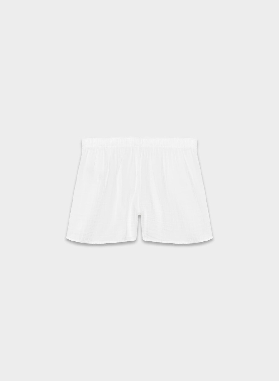 pantaloncini corti airplush cotton sail bianco