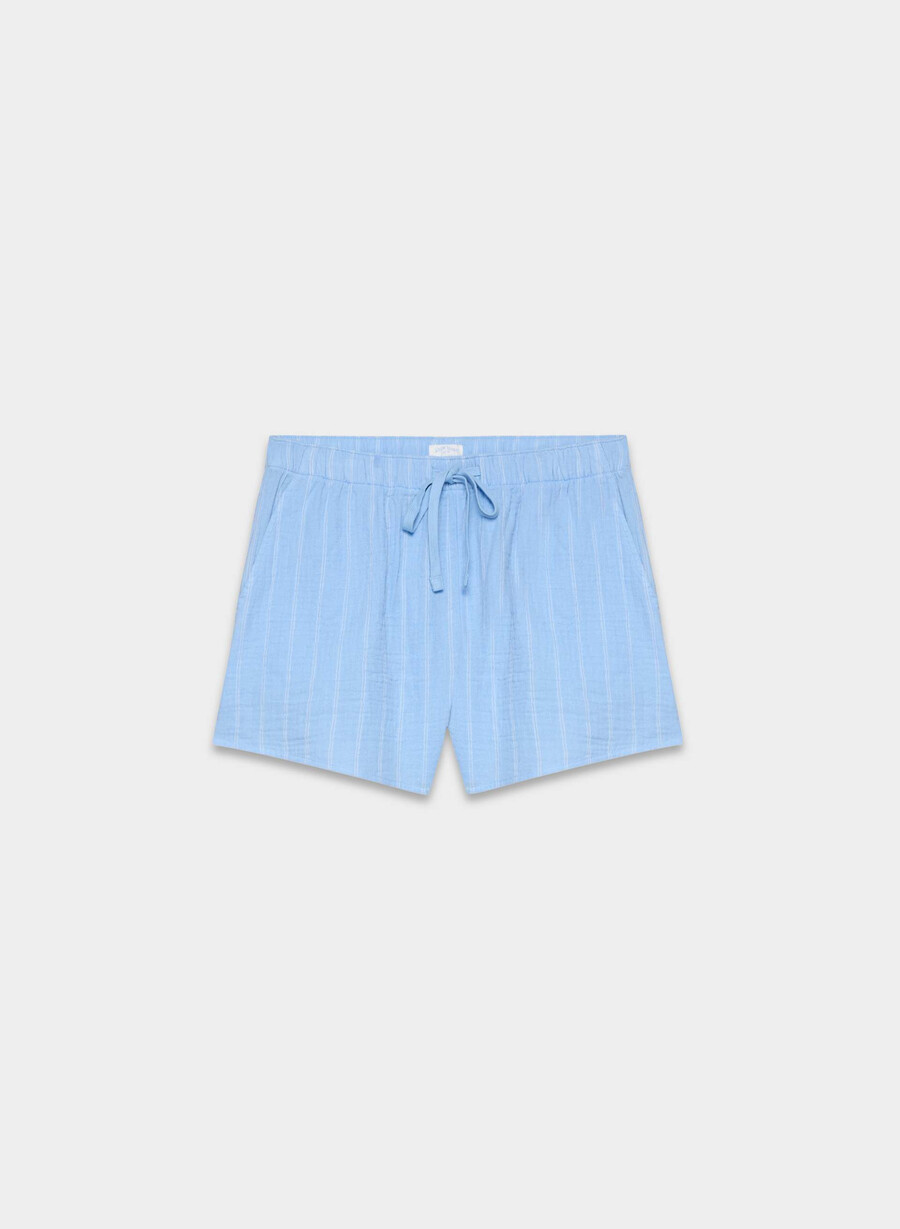 pantaloncini in vela airplush cotton beatrice st pscd bl