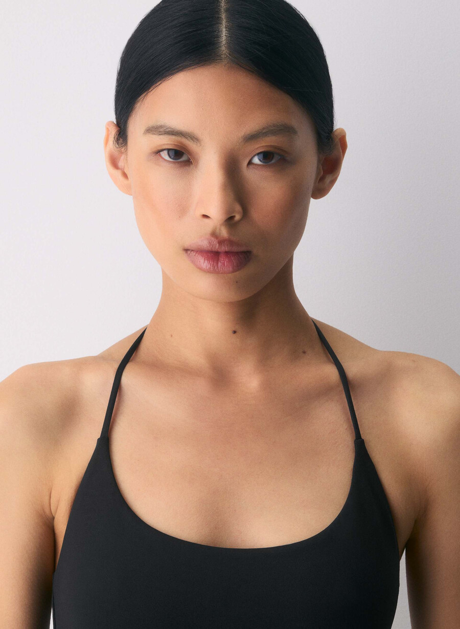 top con scollo allamericana original contour grace nero