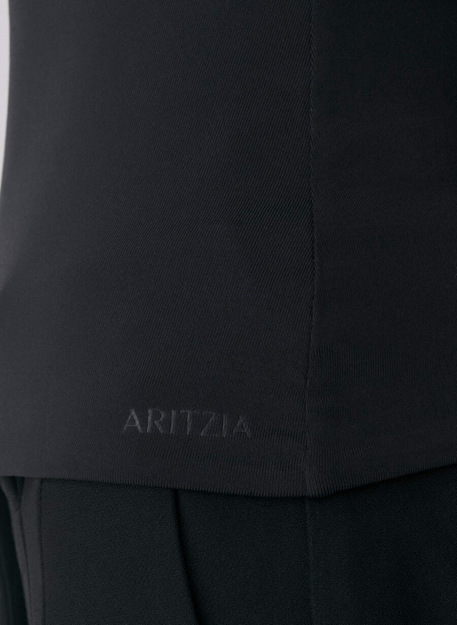 top con scollo allamericana original contour grace nero