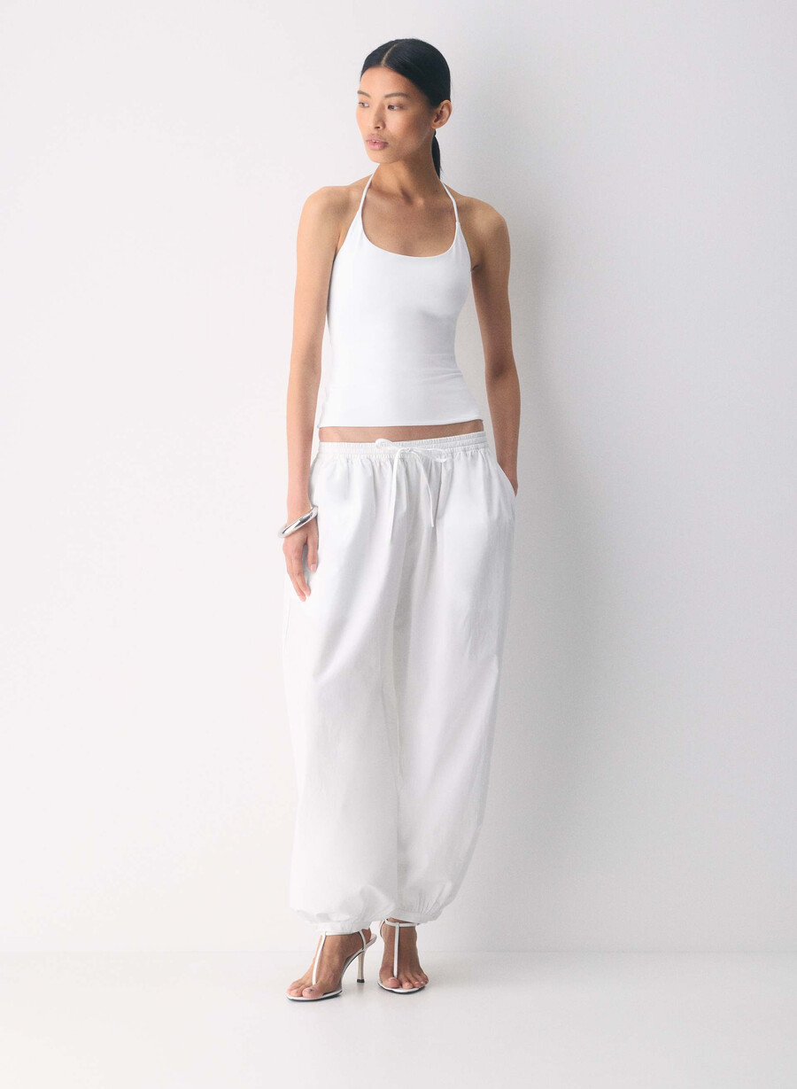 top con scollo allamericana originale contour grace bianco brillante