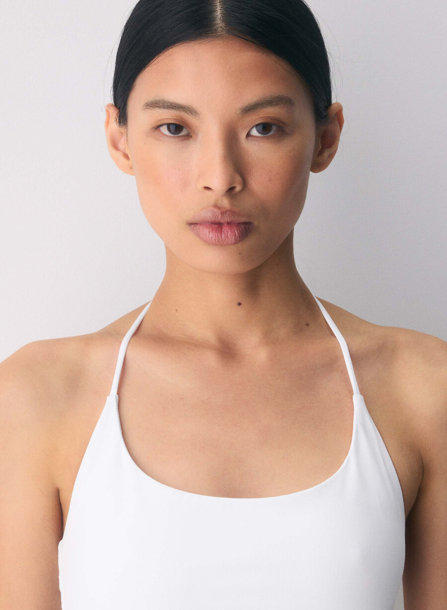 top con scollo allamericana originale contour grace bianco brillante