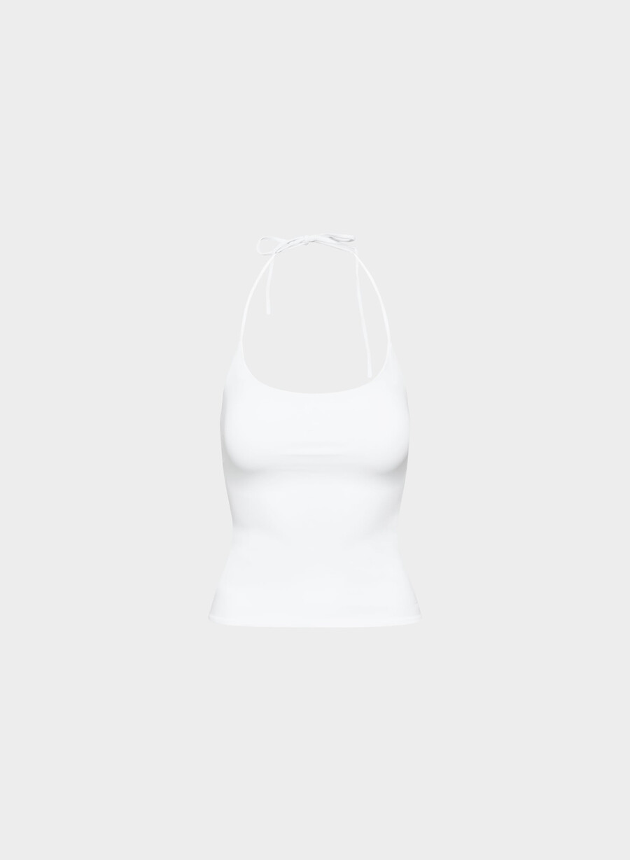 top con scollo allamericana originale contour grace bianco brillante