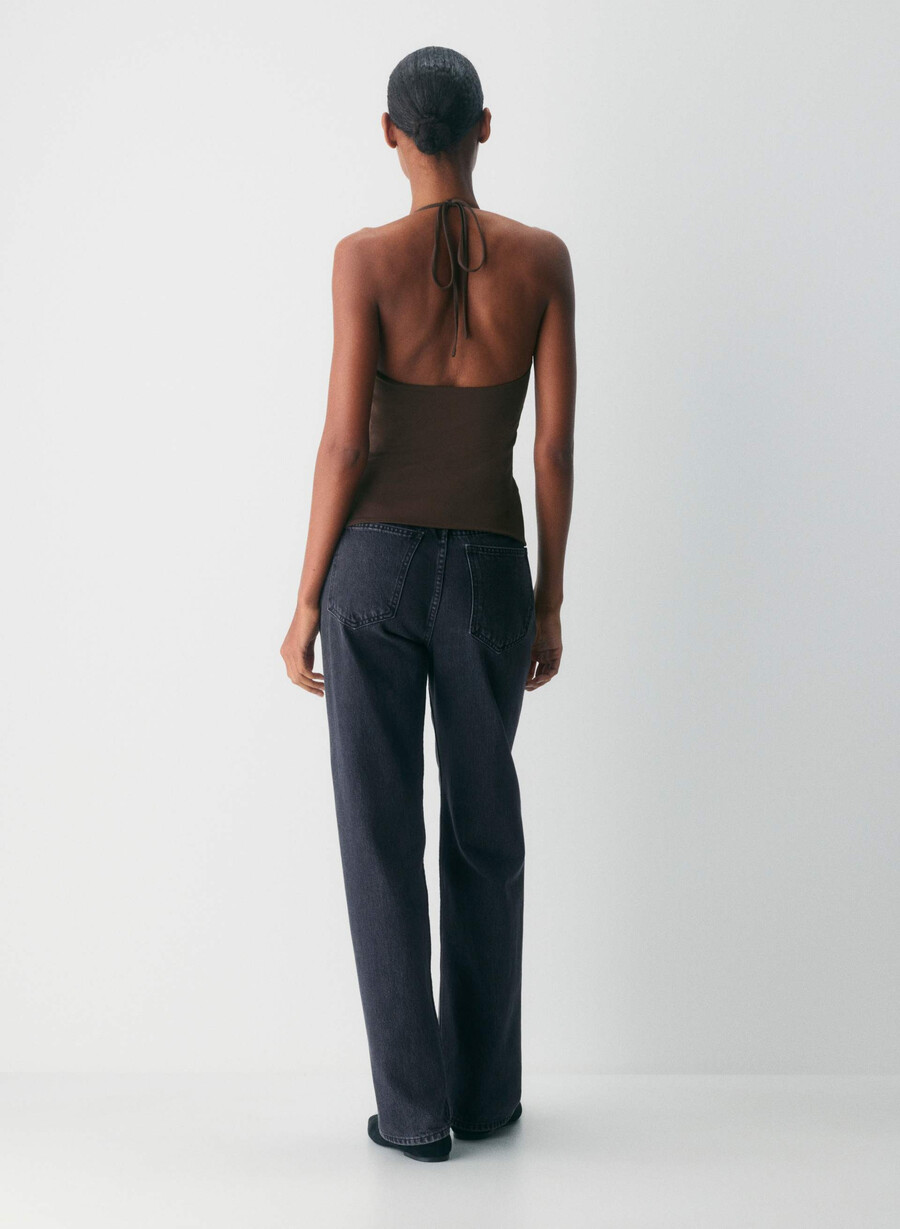 top con scollo allamericana originale contour grace marrone mocha intenso