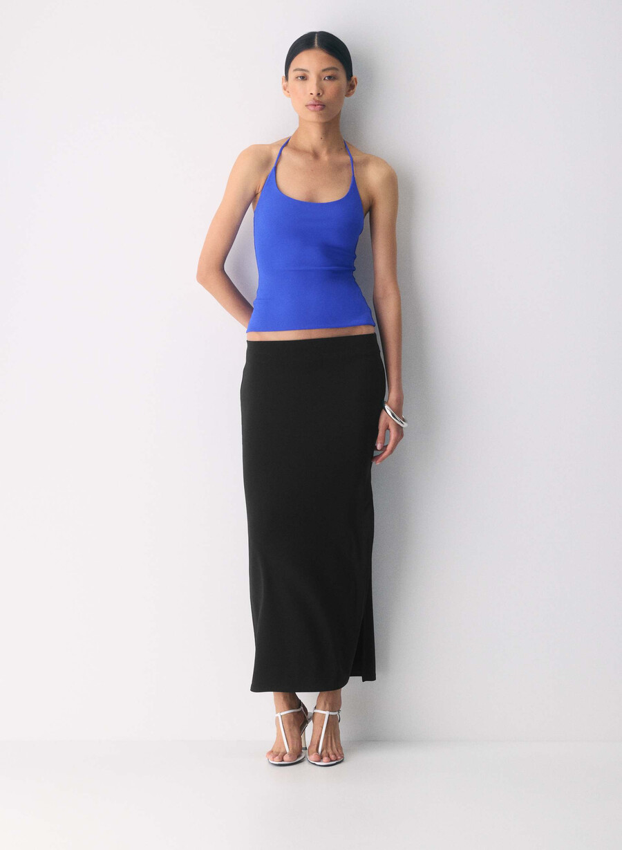 top con scollo allamericana originale contour grace blauer