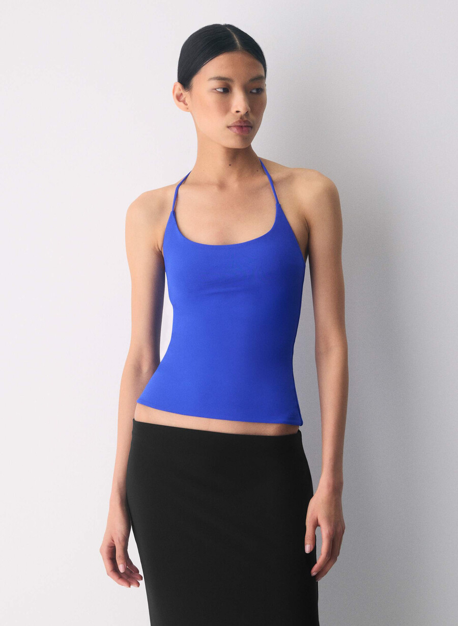 top con scollo allamericana originale contour grace blauer
