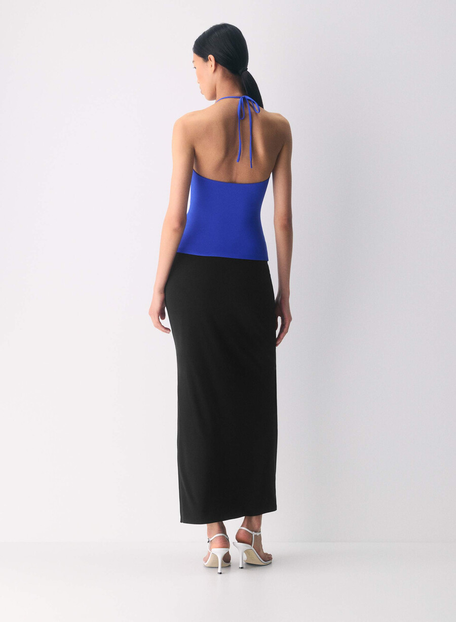 top con scollo allamericana originale contour grace blauer
