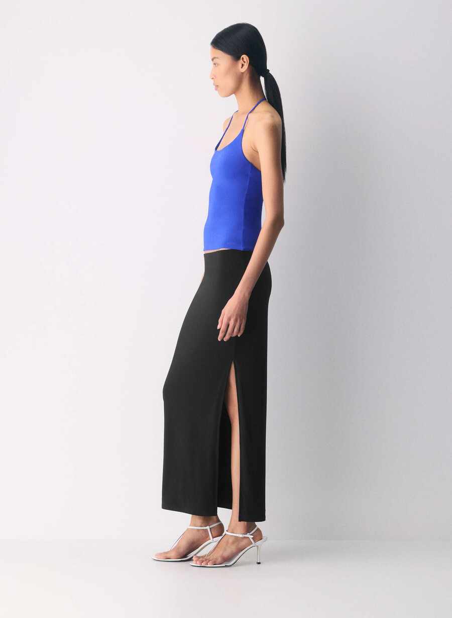 top con scollo allamericana originale contour grace blauer